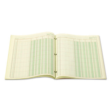 Wilson Jones® Accounting Pad, (4) 8-unit Columns, 2-sided, 11 X 8.5, Light Green, 50-sheet Pad freeshipping - TVN Wholesale